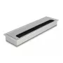 Kabelių pravedimo įdėklas DELOCK 66862 sidabrinis, 80×280×28 mm