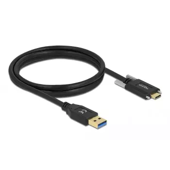 USB laidas DeLOCK 84017 1,5 m USB 3.2 Gen 1 USB A USB C juodas