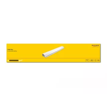 Kabelių kanalas DeLOCK 20885 tvirtinimui po stalu 63 x 28 mm baltas 2 vnt.