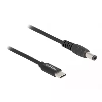 DeLOCK USB Type-C į 5,5 x 2,1 mm maitinimo laidas nešiojamam kompiuteriui 1,5 m 20V 3A