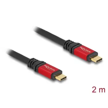 USB laidas DeLOCK 80091 Type-C (vyriškas) į Type-C (vyriškas) 5 Gbps 2 m PD 3.0 100 W