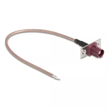 Koaksialinis kabelis DELOCK 90729 RG-316/U 0,2 m su FAKRA D jungtimi, ruda spalva