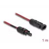 Saulės kabelis DELOCK 90973 DL4 6 mm² 1 m raudonas/juodas vyriškas/moteriškas 1000 V DC