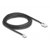 DeLOCK 88038 telefono kabelis 5 m Juodas RJ-45 RJ-11