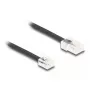 DeLOCK 88038 telefono kabelis 5 m Juodas RJ-45 RJ-11