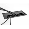 Kabelių pravedimo dangtelis DELOCK 66856 stalams, juodas, 80×160×28 mm, 1 vnt.
