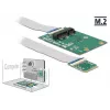 DeLOCK 62848 vidinis adapteris M.2 Key A/E į Mini PCI Express