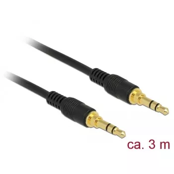 Garso kabelis DeLOCK 85551 3 m 3,5 mm juodas