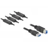 USB laidas DeLOCK 85382 USB 3.2 Gen 1 20 m USB A USB B Juodas