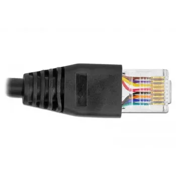 DeLOCK 64160 USB Type-A į RJ45 serijinio ryšio kabelis 1 m juodas