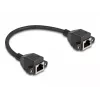 DeLOCK RJ50 ilginimo laidas motina-motina S/FTP 0,25 m juodas