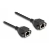 DeLOCK RJ50 ilginimo laidas motina-motina S/FTP 0,25 m juodas