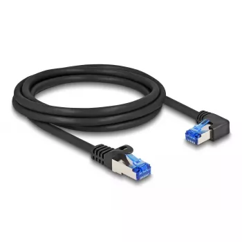 DeLOCK RJ45 Cat.6A S/FTP tinklo laidas 3 m juodas