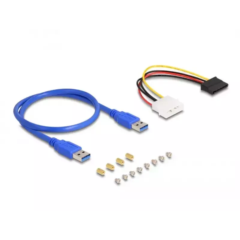 DeLOCK PCI Express x1 lizdo plėtinys iki 3× PCIe x1 su 50 cm USB kabeliu