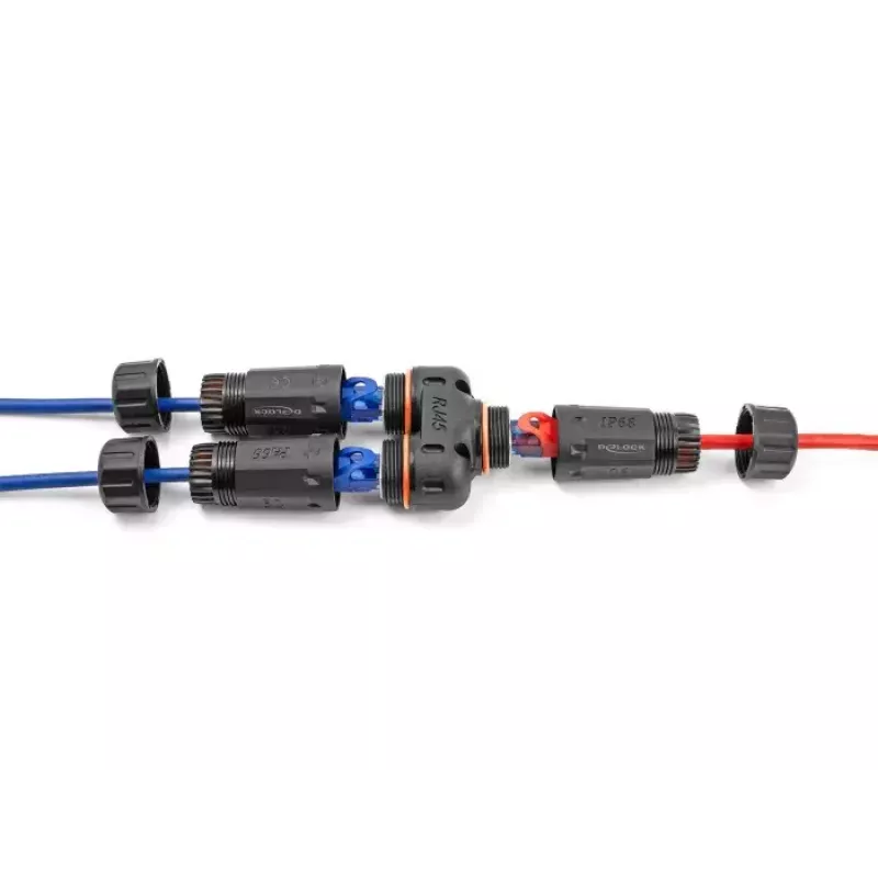 DeLOCK 88143 Y-adapteris RJ45 į 2 x RJ45 Cat.6 juodas