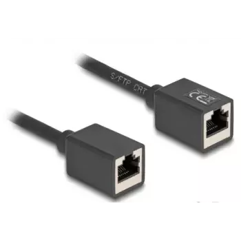 DeLOCK 90324 RJ-45 Cat6a tinklo kabelis 0,5 m Juodas