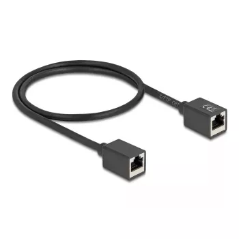 DeLOCK 90324 RJ-45 Cat6a tinklo kabelis 0,5 m Juodas