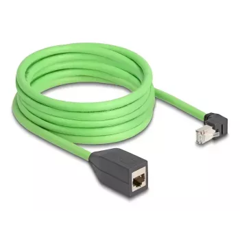 Tinklo laidas DeLOCK 80888 RJ-45 Cat6a 5m Juodas Žalias