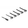 DeLOCK 90122 nuolatinės srovės skirstytuvas, 1x lizdas į 5x lizdą, 5.5x2.1 mm, kampuotas