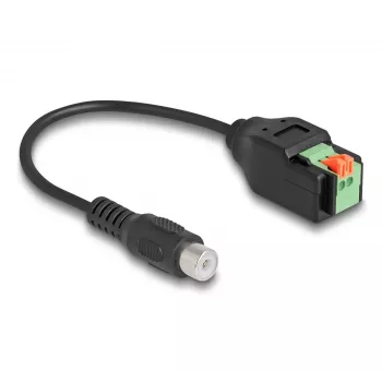 DeLOCK RCA kištukas į gnybtų bloką 15 cm 2 kontaktų adapteris