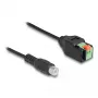 DeLOCK RCA kištukas į gnybtų bloką 15 cm 2 kontaktų adapteris