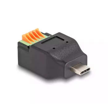 DeLOCK USB Type-C 2.0 kištukinis adapteris į gnybtų bloką 5 kontaktų