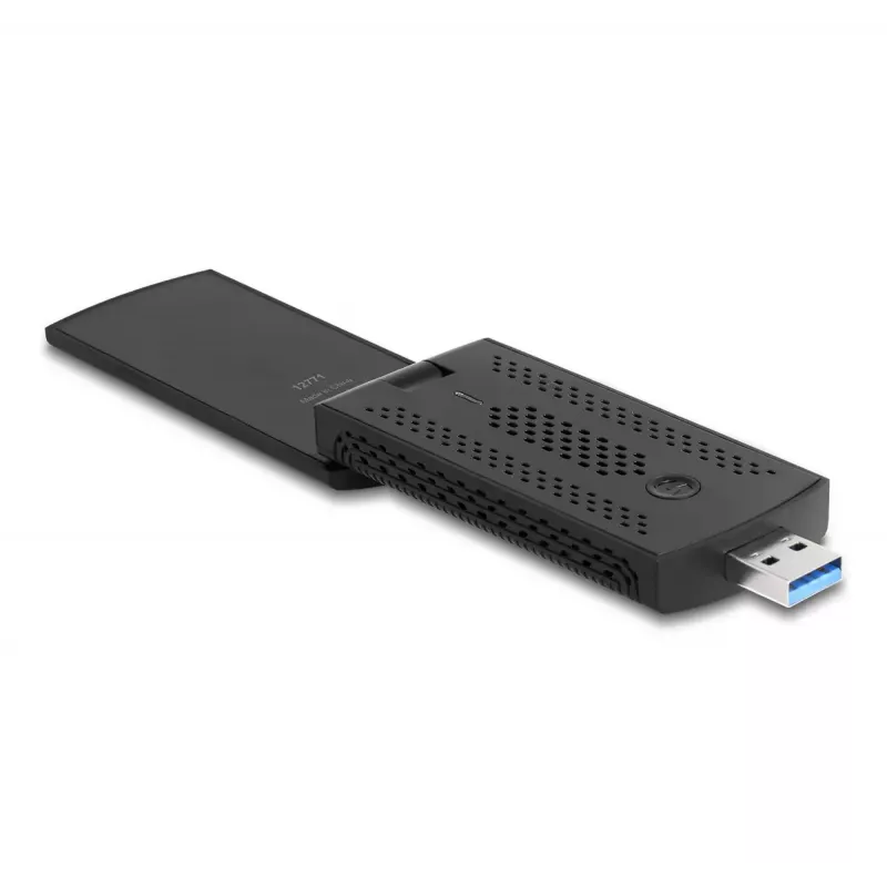 DeLOCK 12771 belaidžio tinklo adapteris USB Wi-Fi 6, 1201 Mbit/s