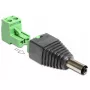 Adapteris iš DC 2,1 x 5,5 mm į gnybtų bloką DeLOCK 65422