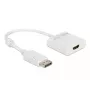 Adapteris DisplayPort 1.2 vyriškas į HDMI moterišką 4K DeLOCK 63586