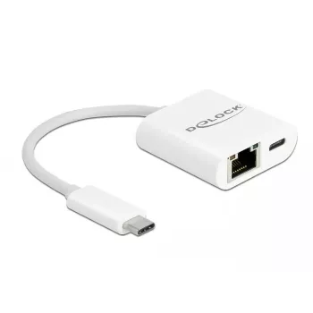 Tinklo adapteris DeLOCK 65402 Ethernet 5000 Mbit/s USB Type-C baltas