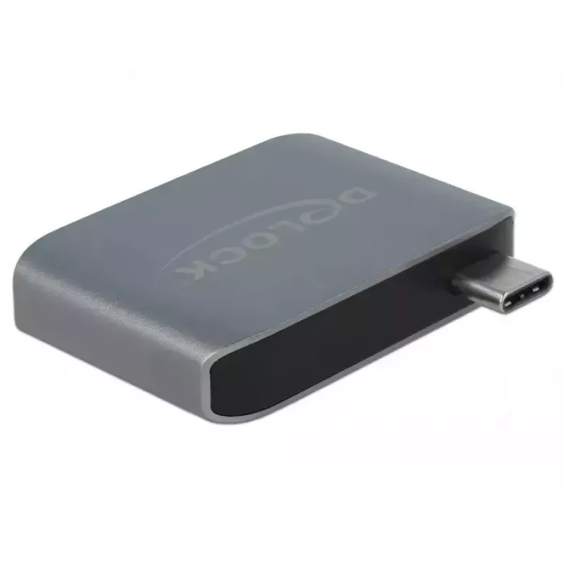 DeLOCK 63965 USB-C garso adapteris su 3,5 mm lizdu ir USB-A, antracitinis