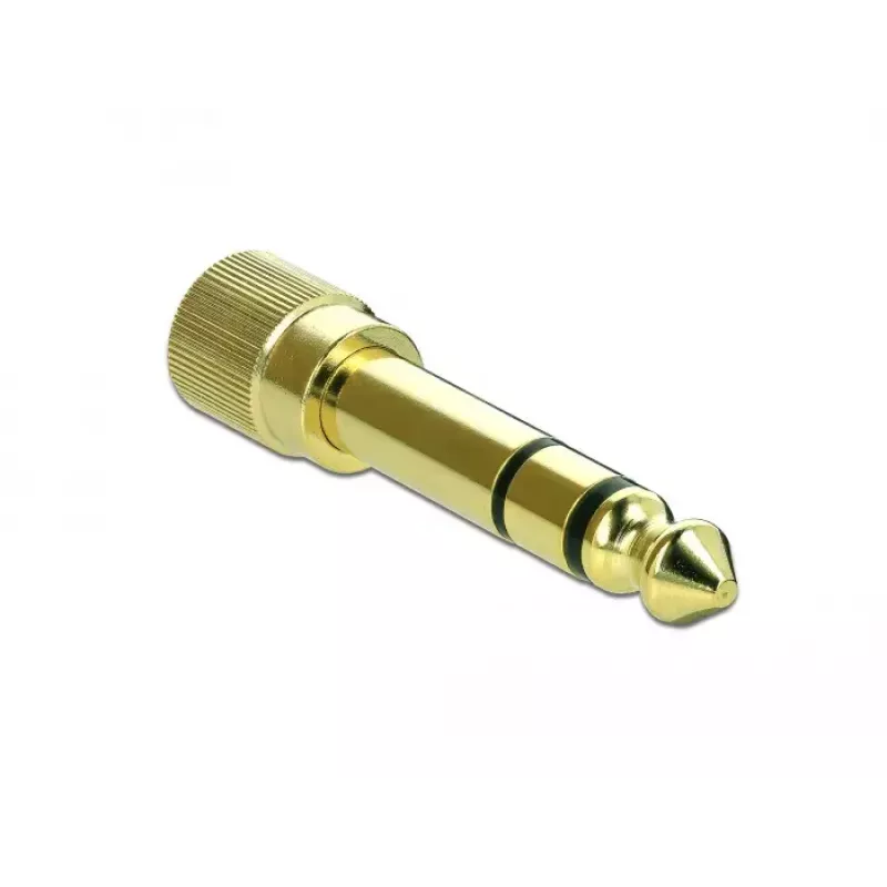 Adapteris garso lizdams DeLOCK 66390 3,5 mm į 6,35 mm auksinis