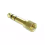 Adapteris garso lizdams DeLOCK 66390 3,5 mm į 6,35 mm auksinis