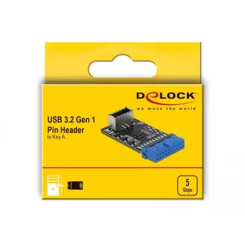 USB adapteris DeLOCK 41981 iš vidinės Type-E Key A šukos į vidinę Key A lizdą