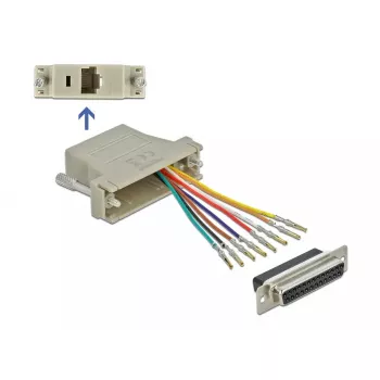 DeLOCK 65600 lyties keitiklis D-Sub į RJ45