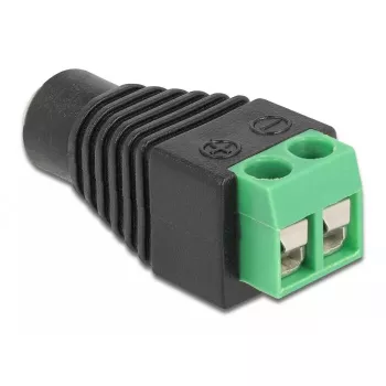 Adapteris DC 1,35 x 3,5 mm lizdas į gnybtų bloką 2 kontaktų DeLOCK 66730
