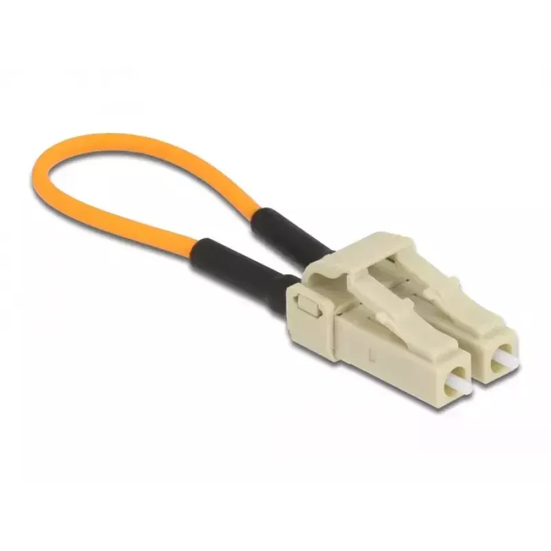 Optinis pluošto kilpos adapteris DeLOCK 86930 LC OM2 daugiamodis smėlio spalvos
