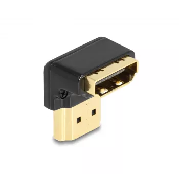 DeLOCK HDMI adapteris kištukas į lizdą 90° žemyn 8K 60 Hz metalinis