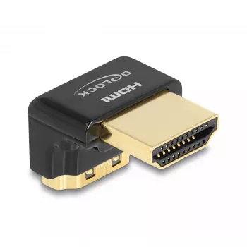 DeLOCK HDMI adapteris kištukas į lizdą 90° žemyn 8K 60 Hz metalinis