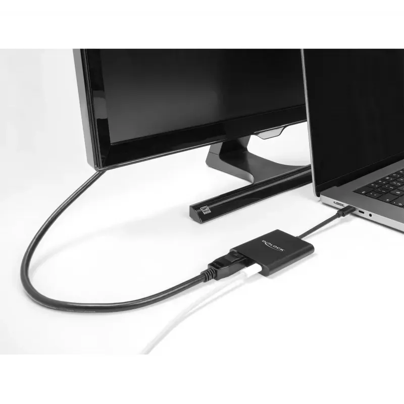 DeLOCK USB-C adapteris į DisplayPort 8K HDR su Power Delivery 60W