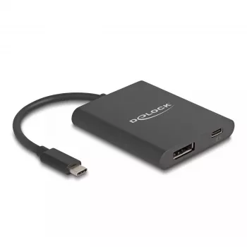 DeLOCK USB-C adapteris į DisplayPort 8K HDR su Power Delivery 60W