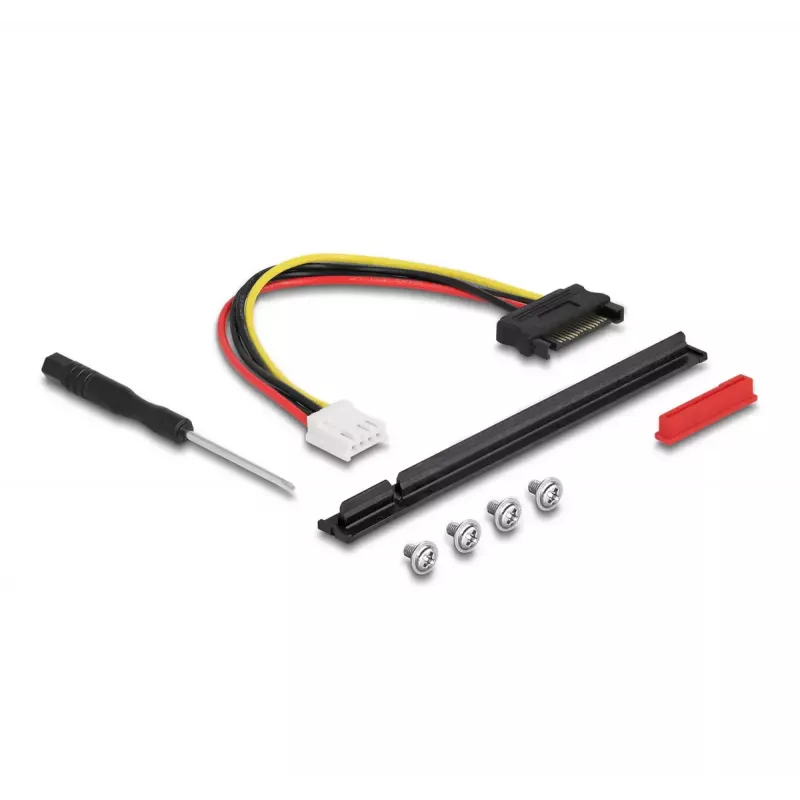 DeLOCK M.2 Key A+E į PCIe x16 NVMe adapteris su 20 cm lanksčiu kabeliu