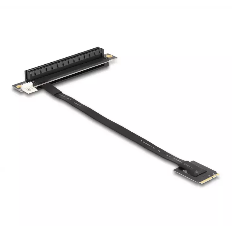 DeLOCK M.2 Key A+E į PCIe x16 NVMe adapteris su 20 cm lanksčiu kabeliu