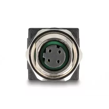 DeLOCK M12 adapteris D-koduotas 4 kontaktų moteriškas į RJ45 lizdą tiesus