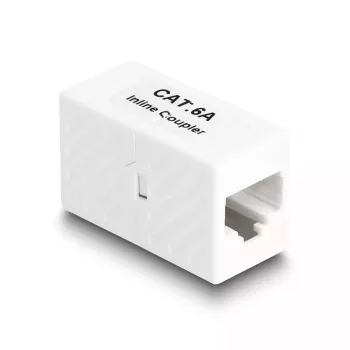 DeLOCK RJ45 jungtis prie RJ45 jungties Cat.6A UTP 1 m baltas adapteris