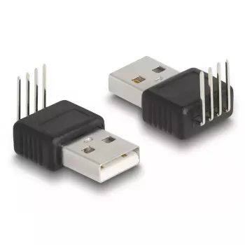DeLOCK Adapter USB 2.0 Type-A kištukas (vyriškas) į 4 kontaktų 90° kampu