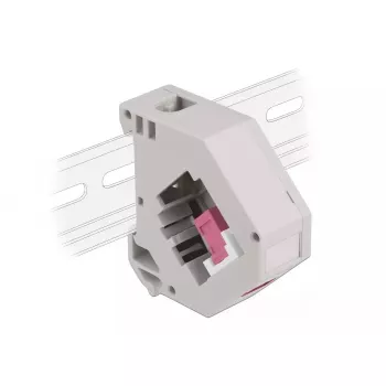 Keystone modulis DELOCK 87182 – SC į SC dvipusis adapteris, pilka/violetinė/balta, 60,1×59,4×21,6 mm