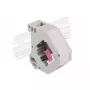 Keystone modulis DELOCK 87182 – SC į SC dvipusis adapteris, pilka/violetinė/balta, 60,1×59,4×21,6 mm