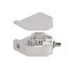 DeLOCK DIN bėgelio adapteris ST Simplex lizdas – ST Simplex lizdas, pilkas