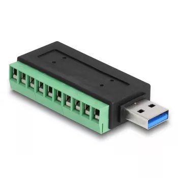 DeLOCK USB 3.2 Gen 1 Type-A kištukas į gnybtų bloką adapteris 5 Gbit/s 5V 1A